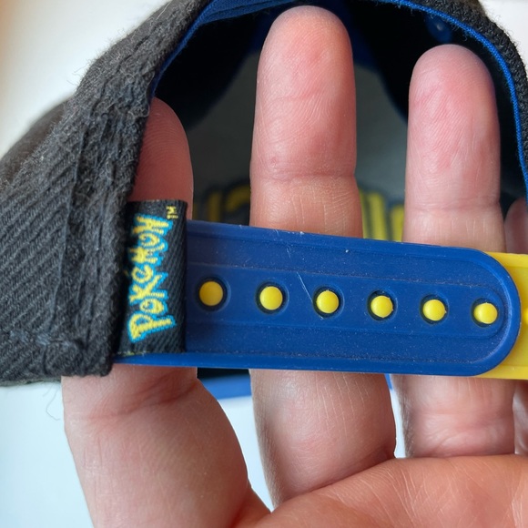 Pokeman Pikachu embroidered snap back hat. - Picture 5 of 7